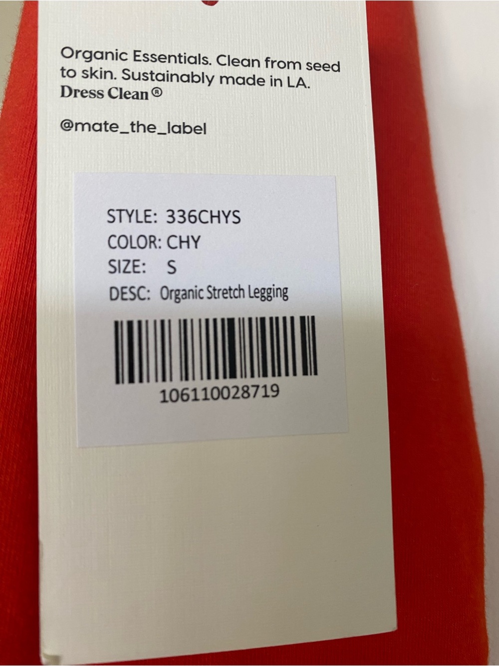 MATE the Label Bright Red Women ' High-Waist Leggings - Picture 2 of 4